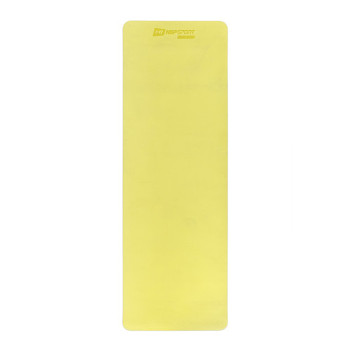 Коврик для фитнеса  Hop-Sport HS-T006GM TPE yellow-gray - фото №5